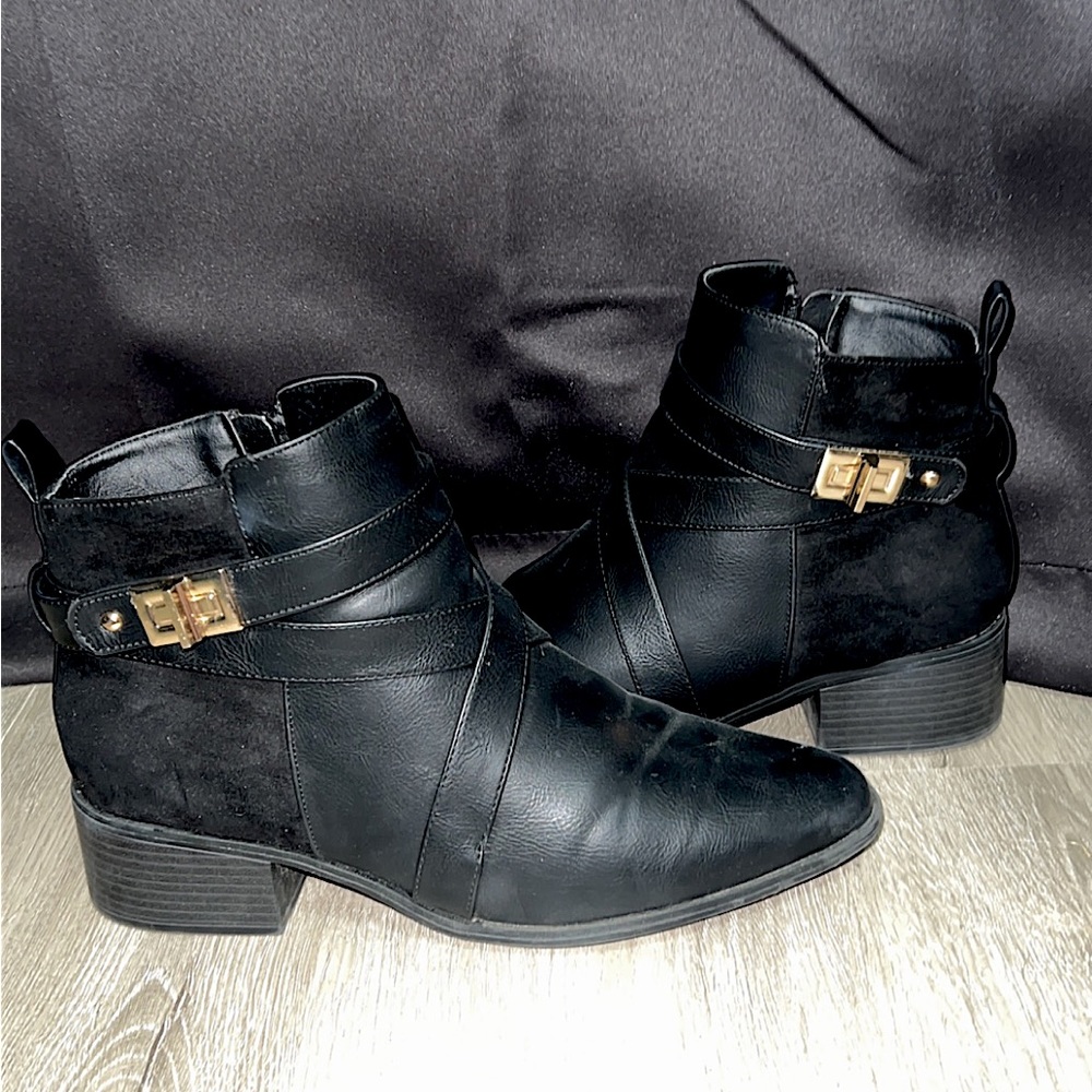 Black booties